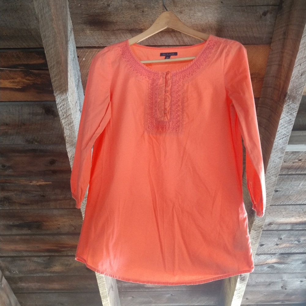 Tommy Hilfiger Top XS Orange